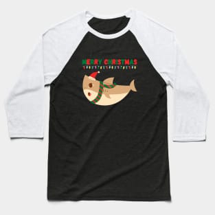 Merry Christmas shark Baseball T-Shirt